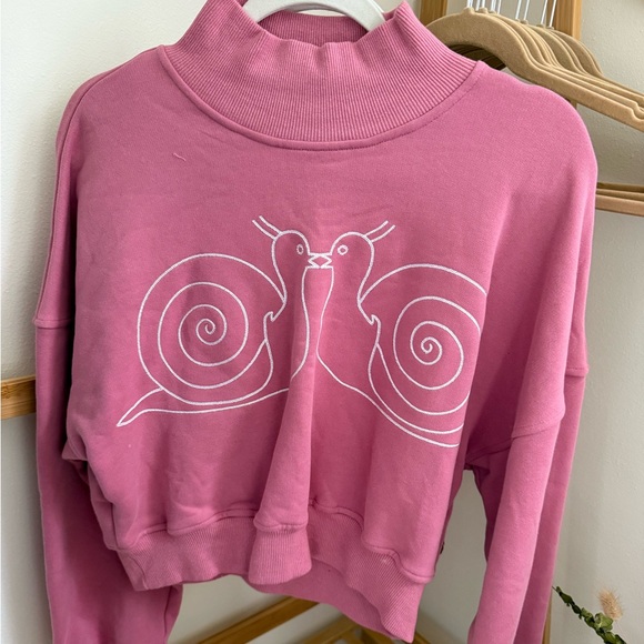 Fashion Brand Company Tops - NWT Limited edition kissing snail sweatshirt
